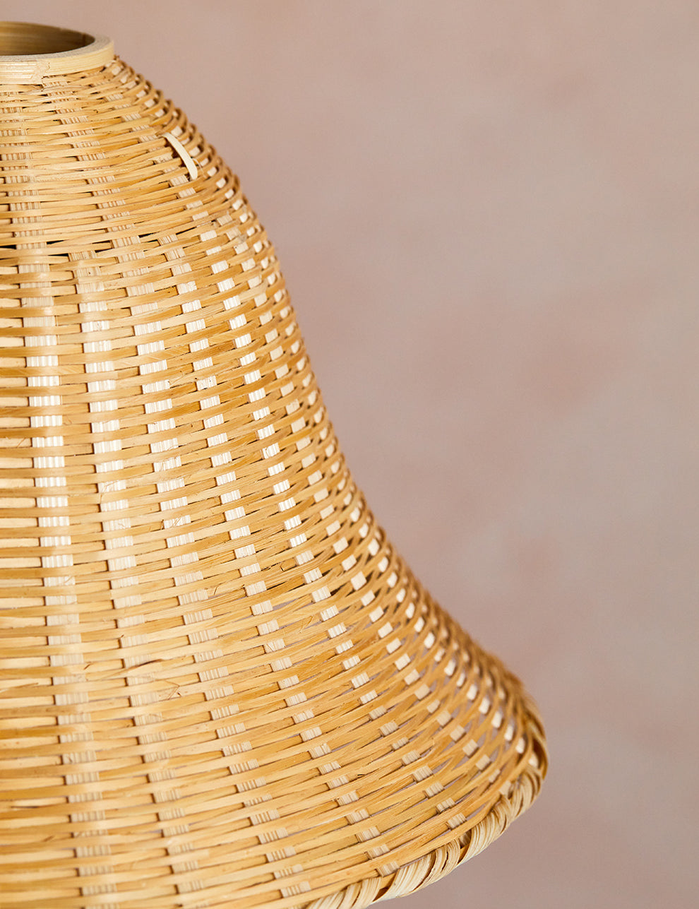 Bamboo Dome Pendant Light - Medium