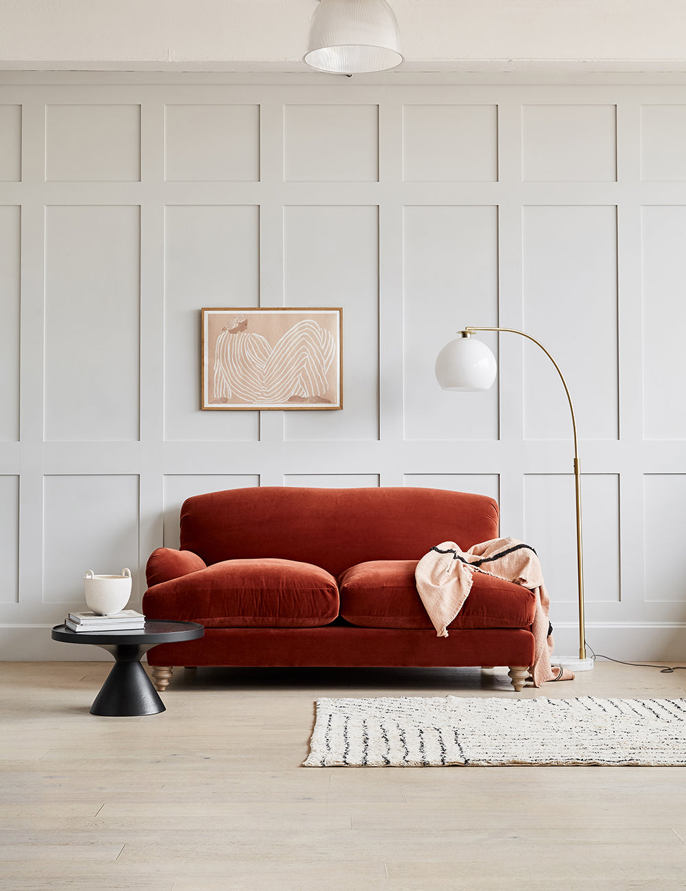 Made clearance velvet sofa