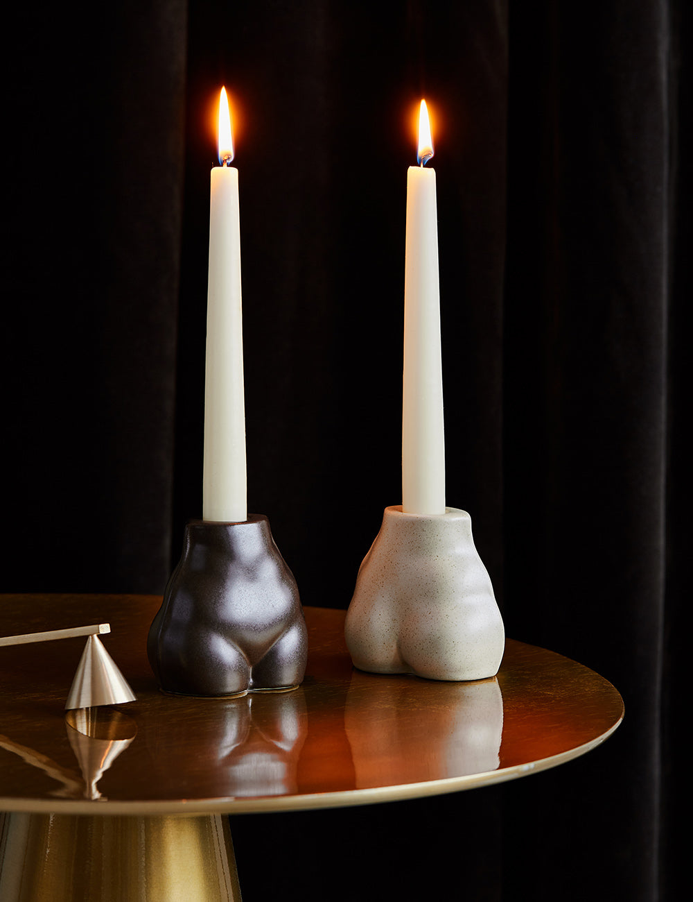 Cheeky Bum Candle Holder - Two Colours Available