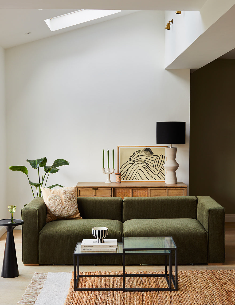 Simple outlet grey sofa