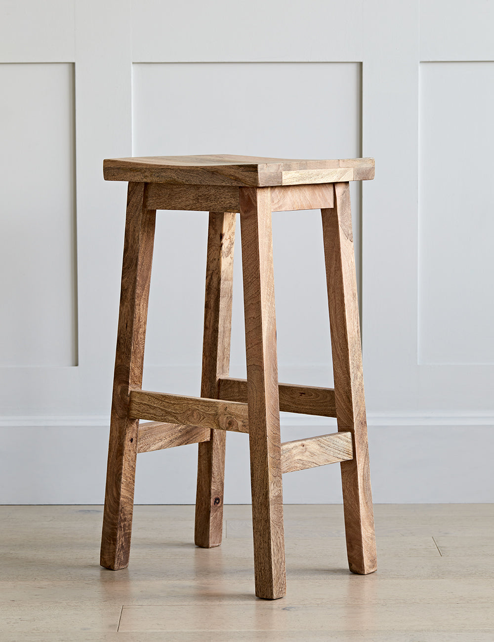 Distressed wood hot sale bar stools