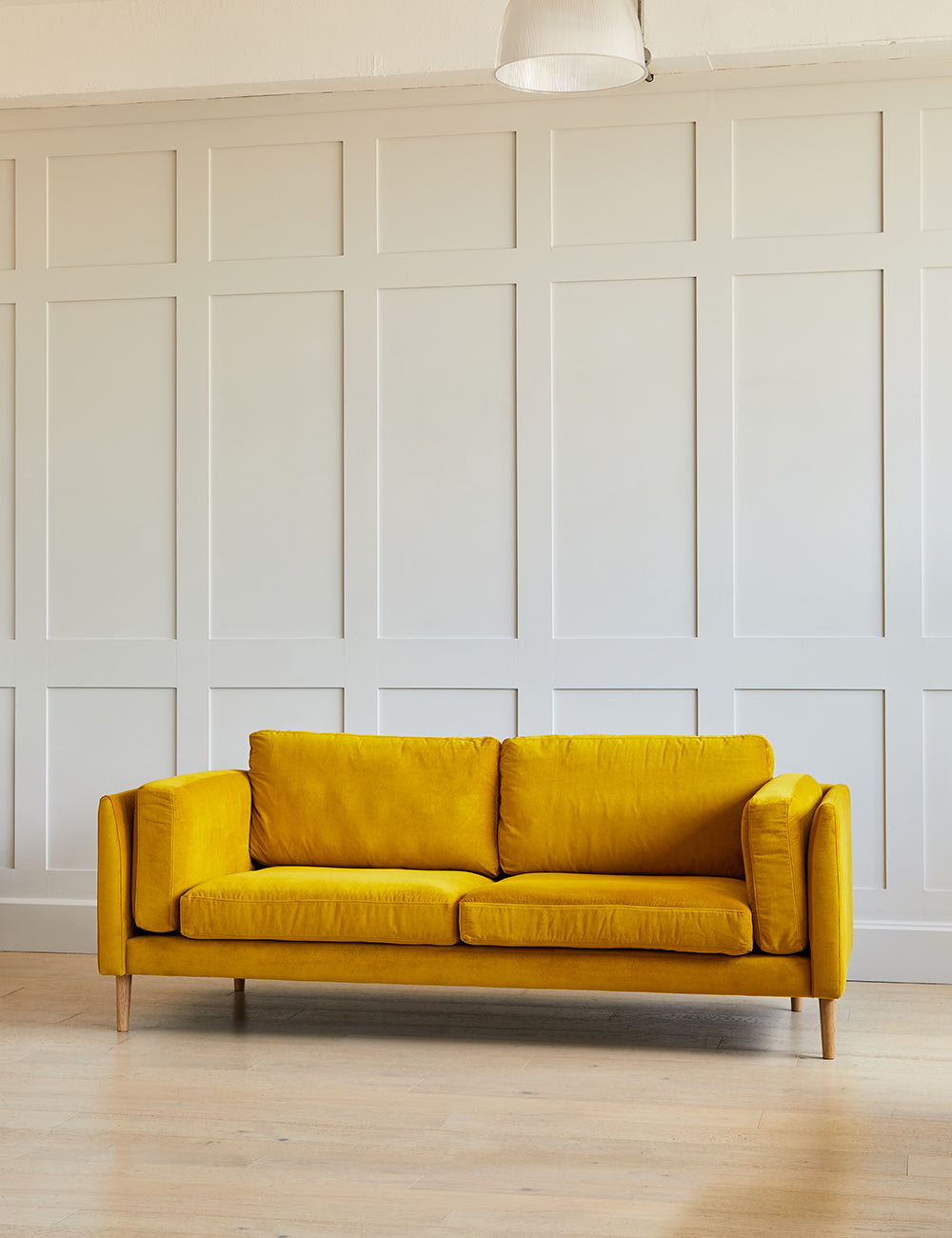 Dulwich Sofa 3 Seater in Clever Velvet Mustard