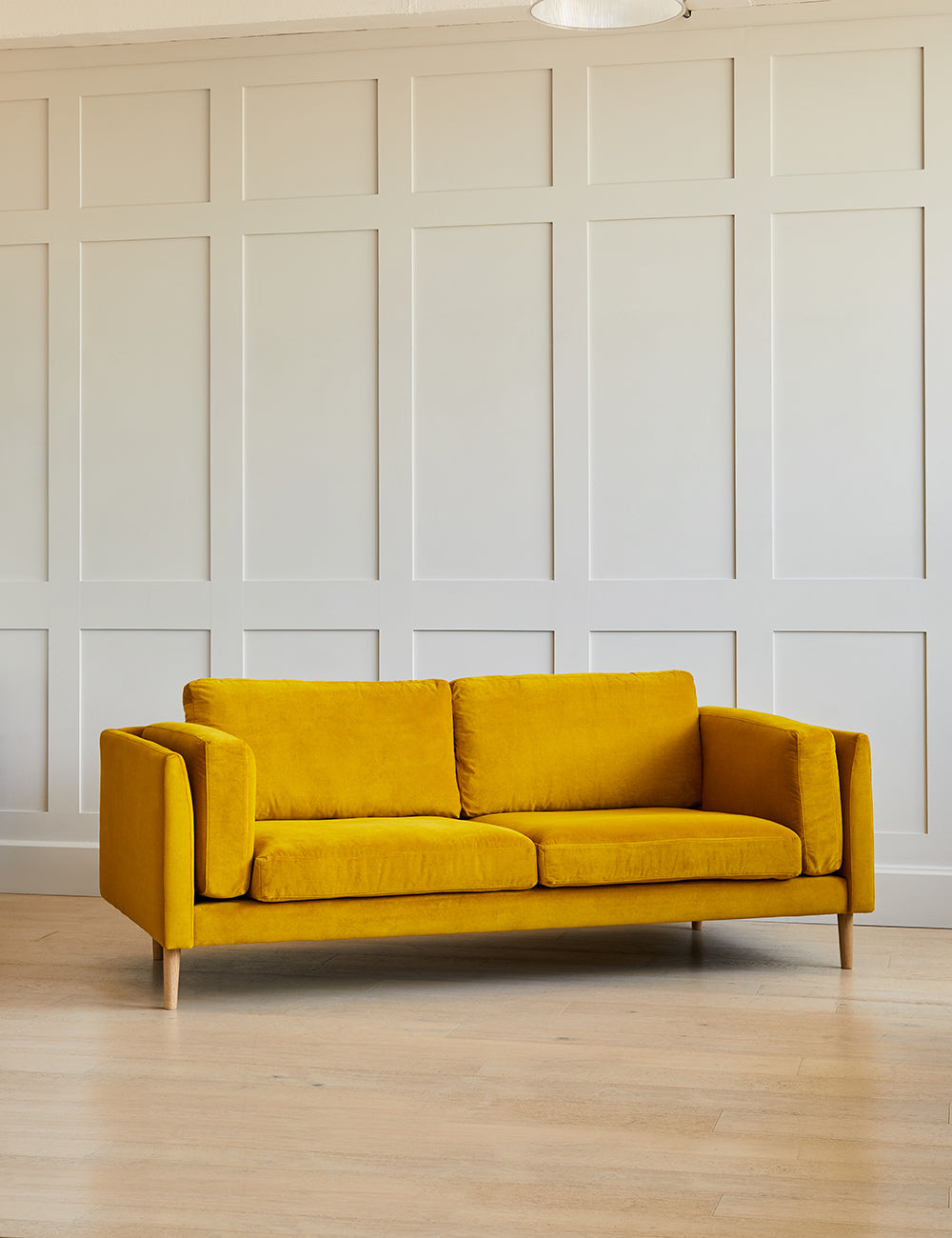 Clever store velvet sofa