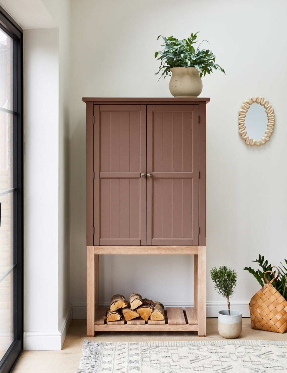 Cabinet wooden hot sale shelves