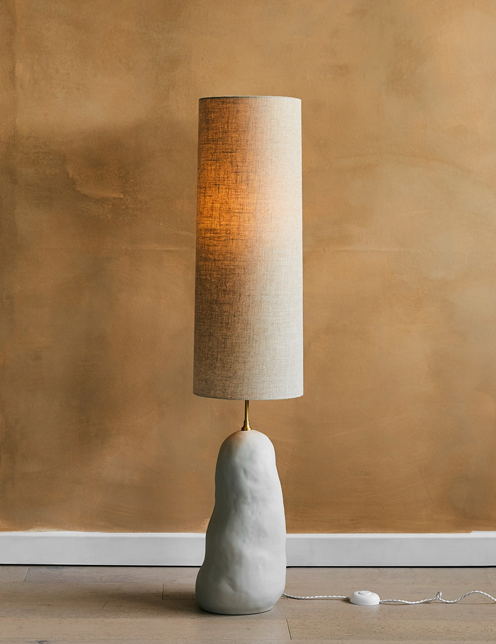 Ferm Living Hebe Large Natural Floor Lamp