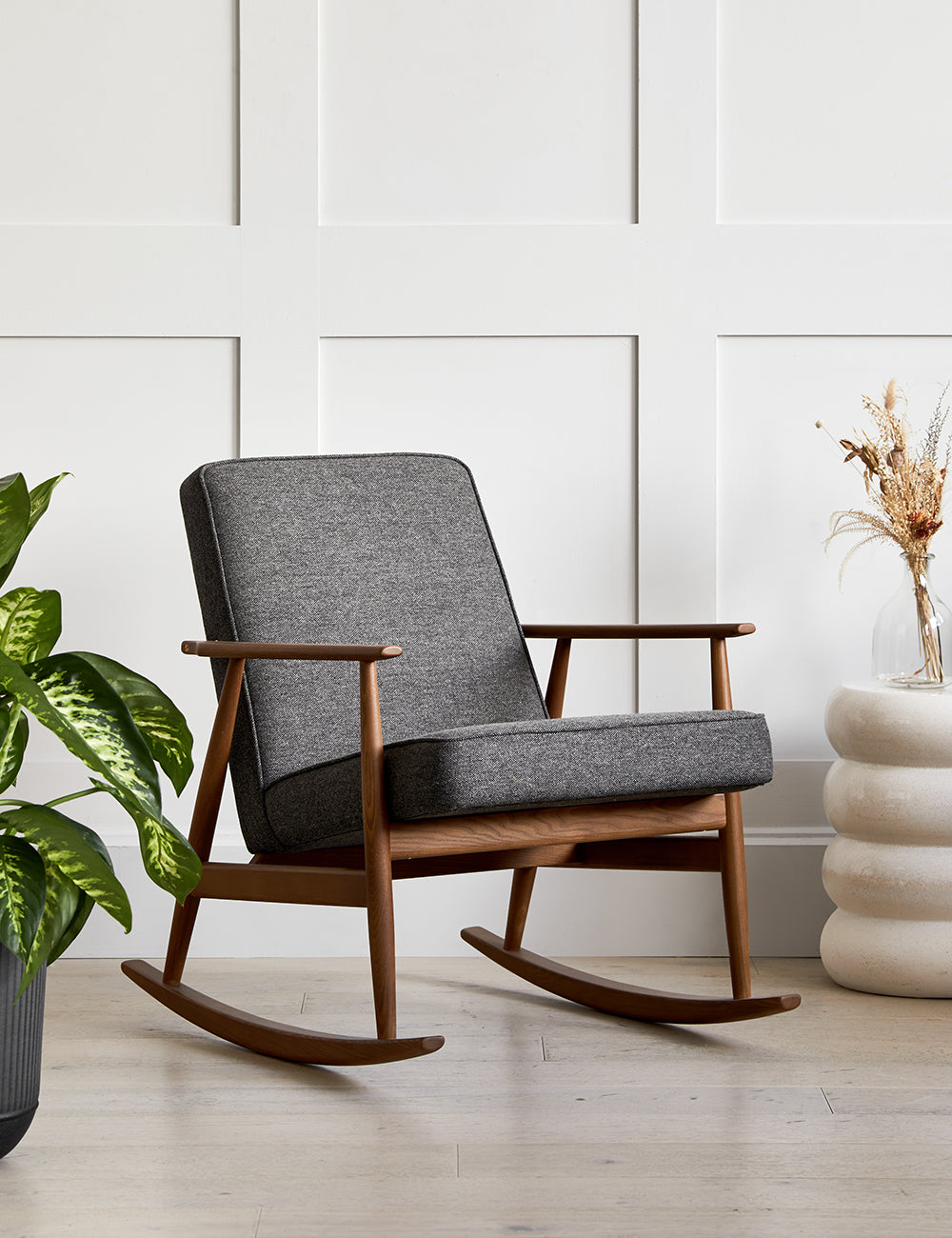 Modern wood shop rocking chair