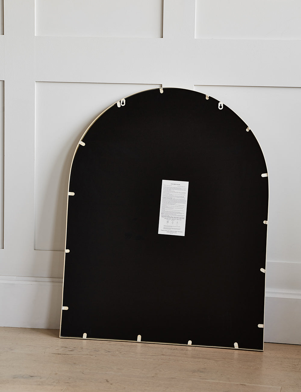 Hampstead White Arch Paned Mirror