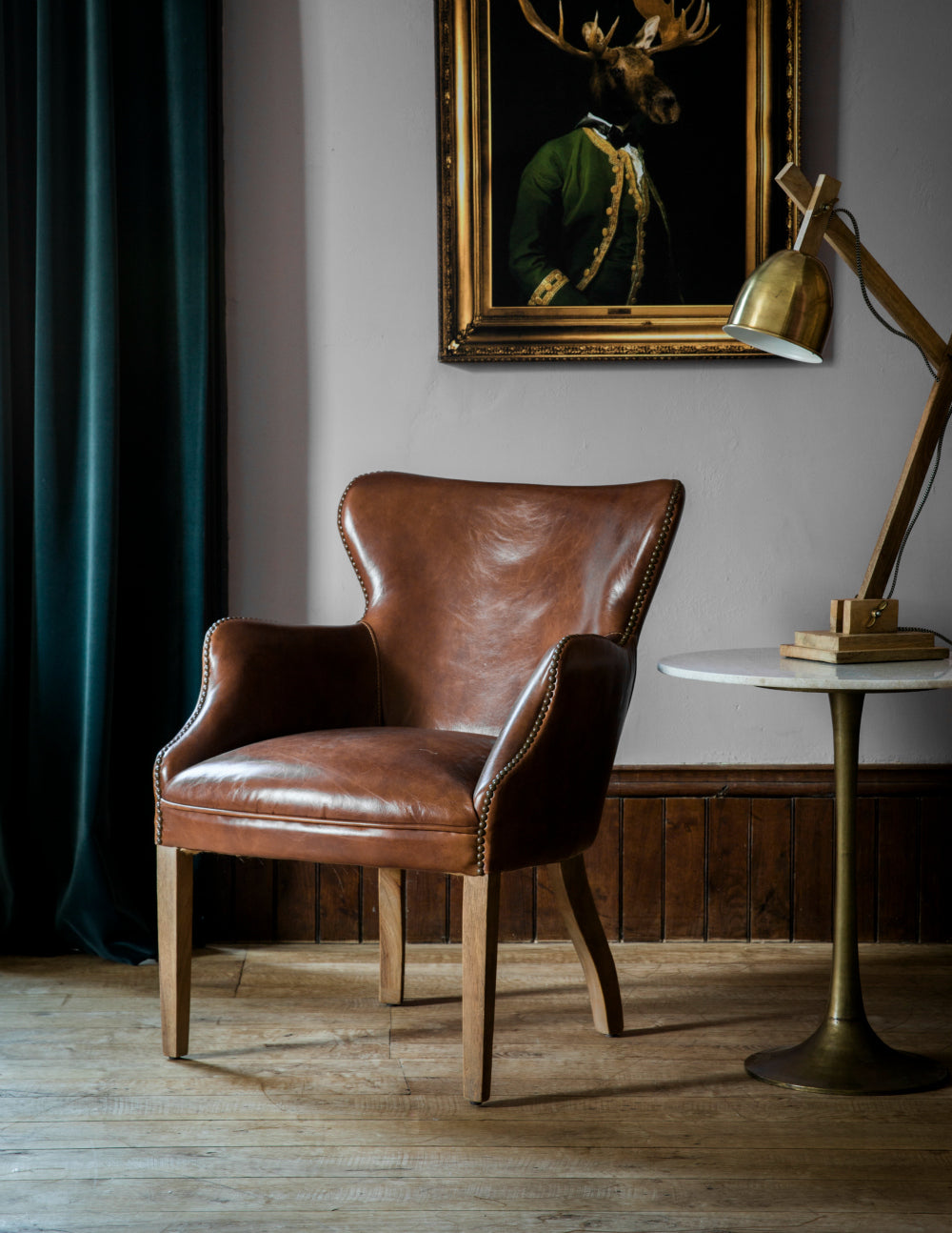 Havana leather chair clearance
