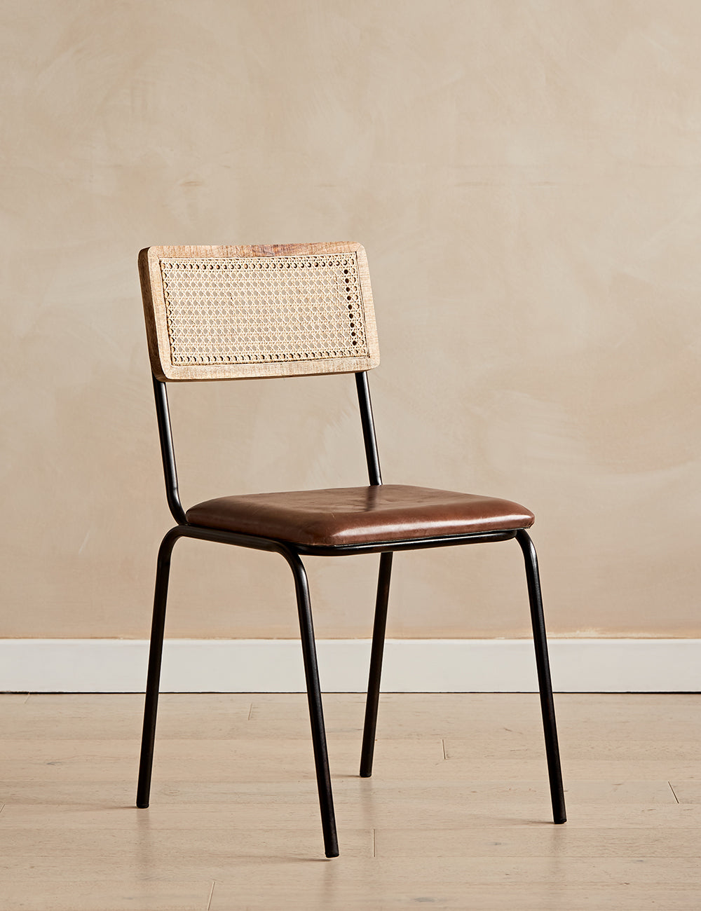 Leather rattan chair new arrivals