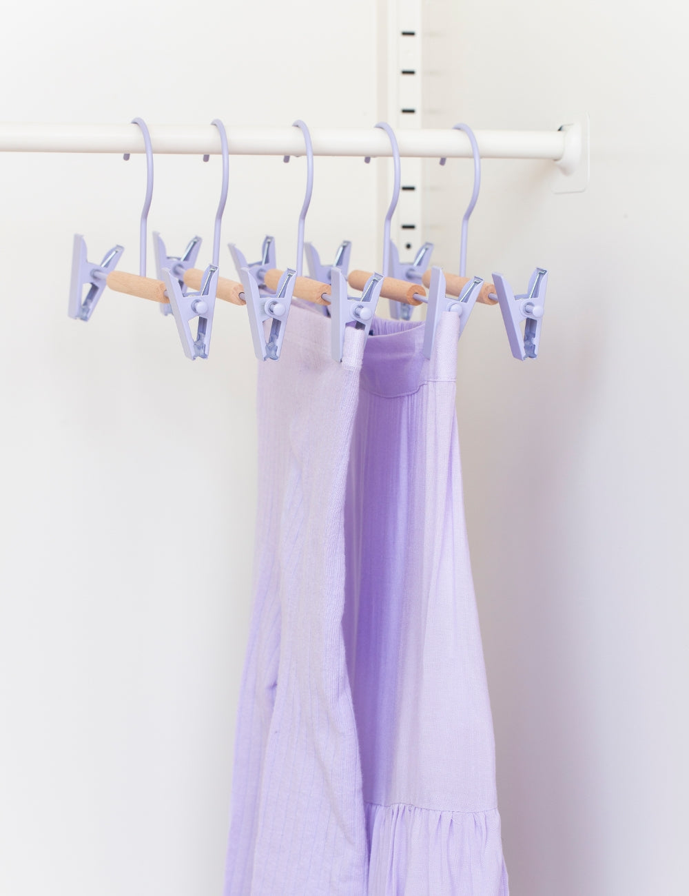 Kids Clip Hangers in Lilac