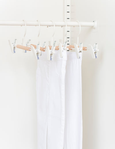 Kids Clip Hangers in White