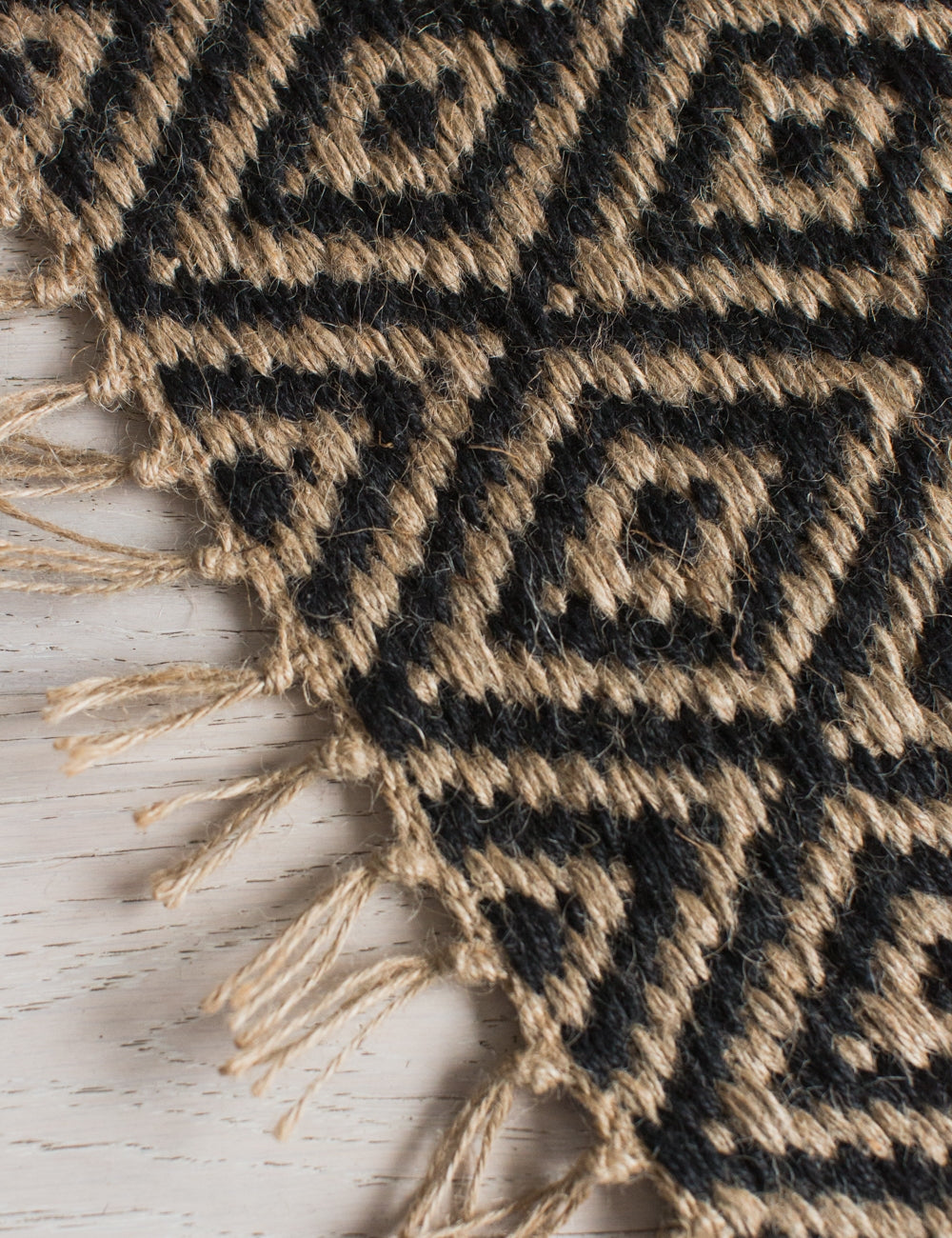 Large Jambo Jute Rug Soft Furnishings, Décor Rose & Grey Rose and