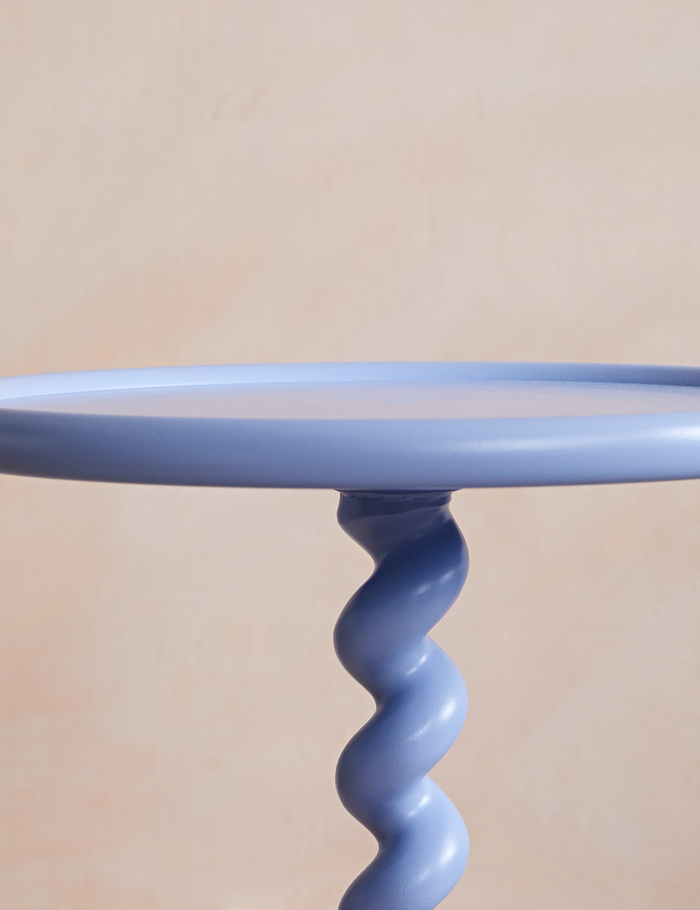Light Blue Twister Side Table