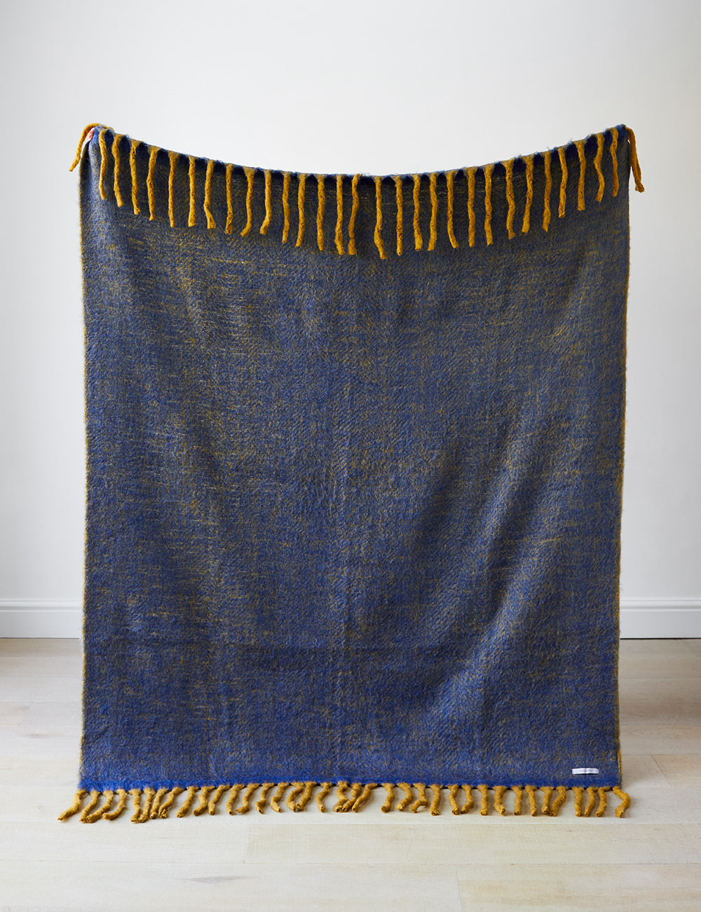 Blue yellow throw best sale