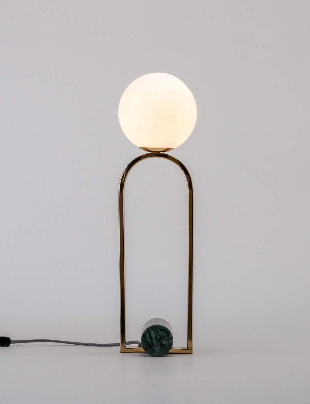 Marble column outlet lamp