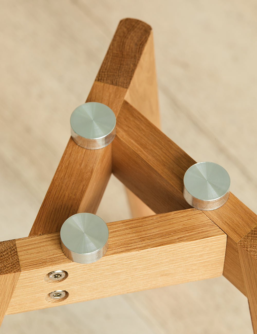 Mid Century Modern Glass Top Side Table Light Wood