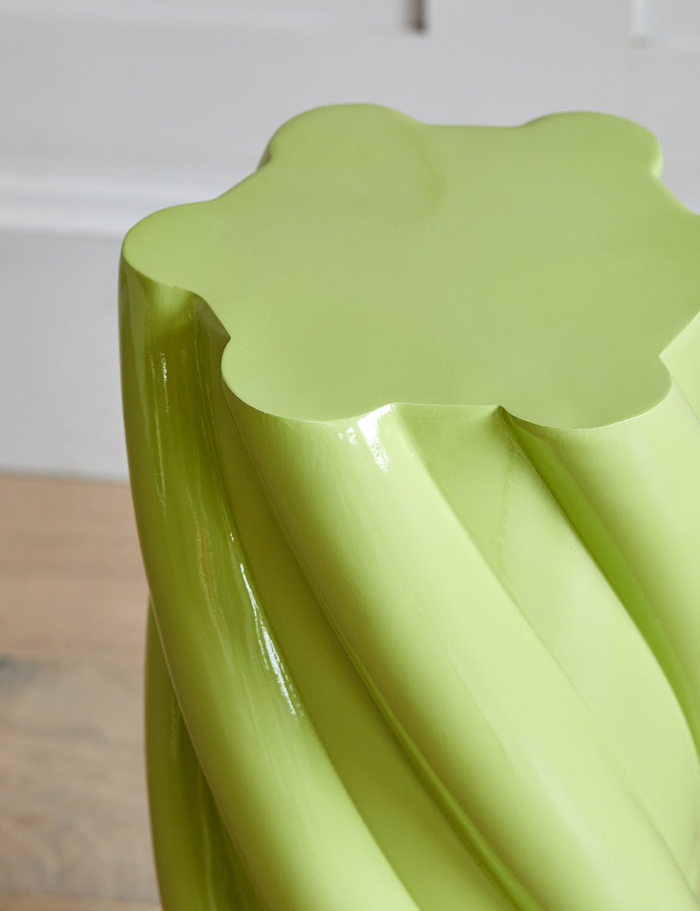 Mint Marshmallow Tall Side Table