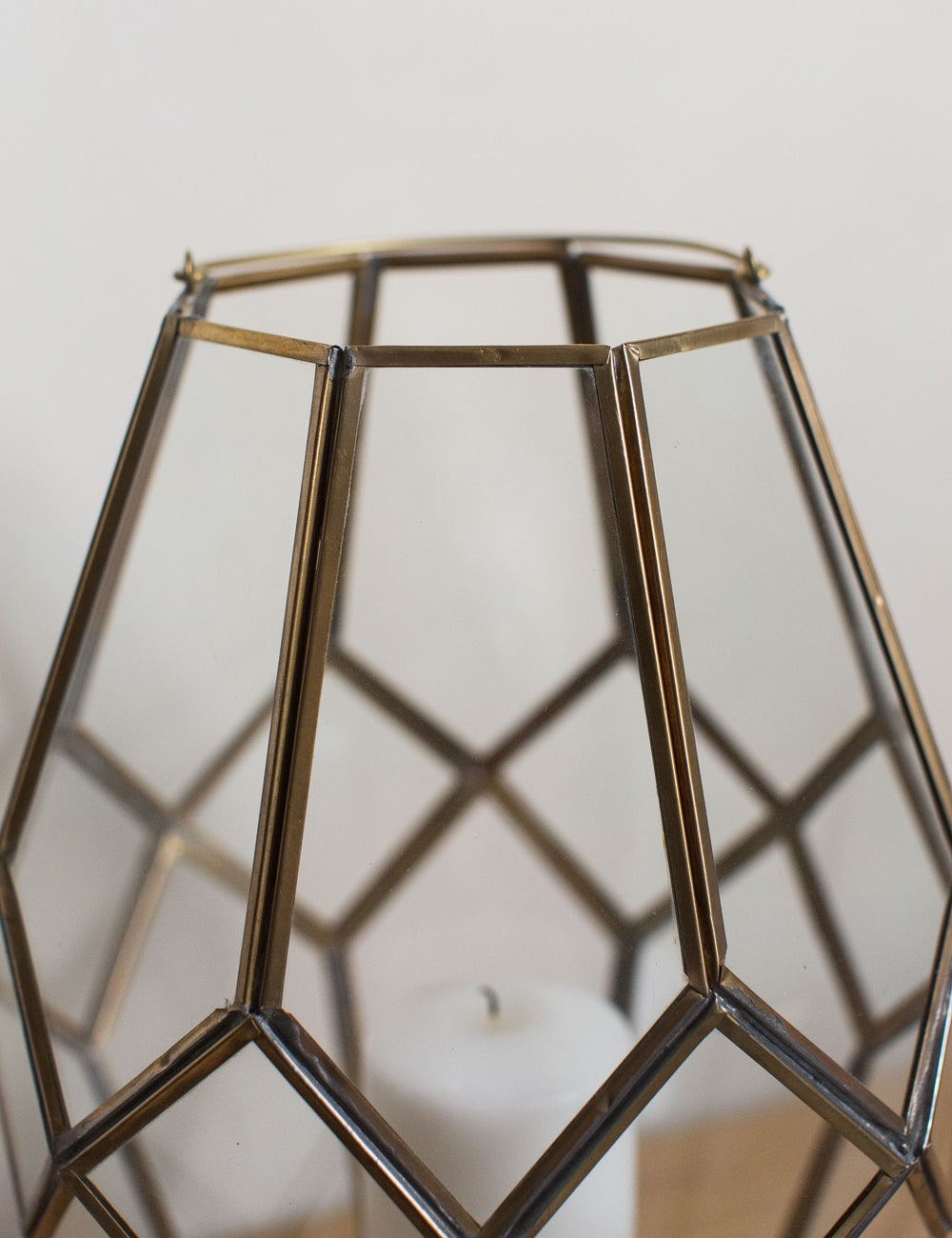 Antique Brass Hygge Lantern - small or large