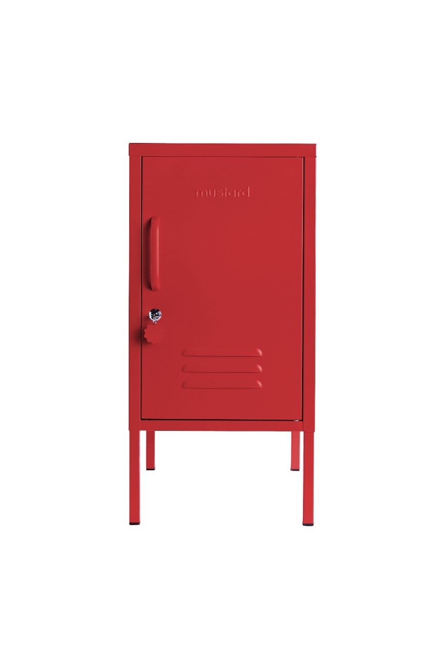Mustard Made Lockers - The Shorty Short Locker Right Hand Opening - Poppy Red