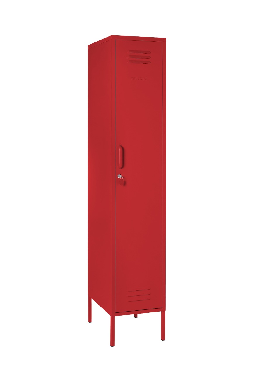 Mustard Made Lockers - The Skinny Tall Locker - Poppy Red