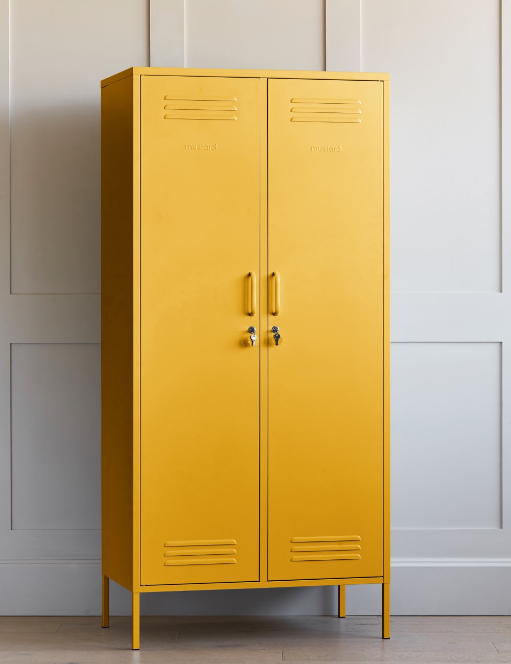 Mustard Made Lockers - The Twinny Double Locker - Mustard Yellow