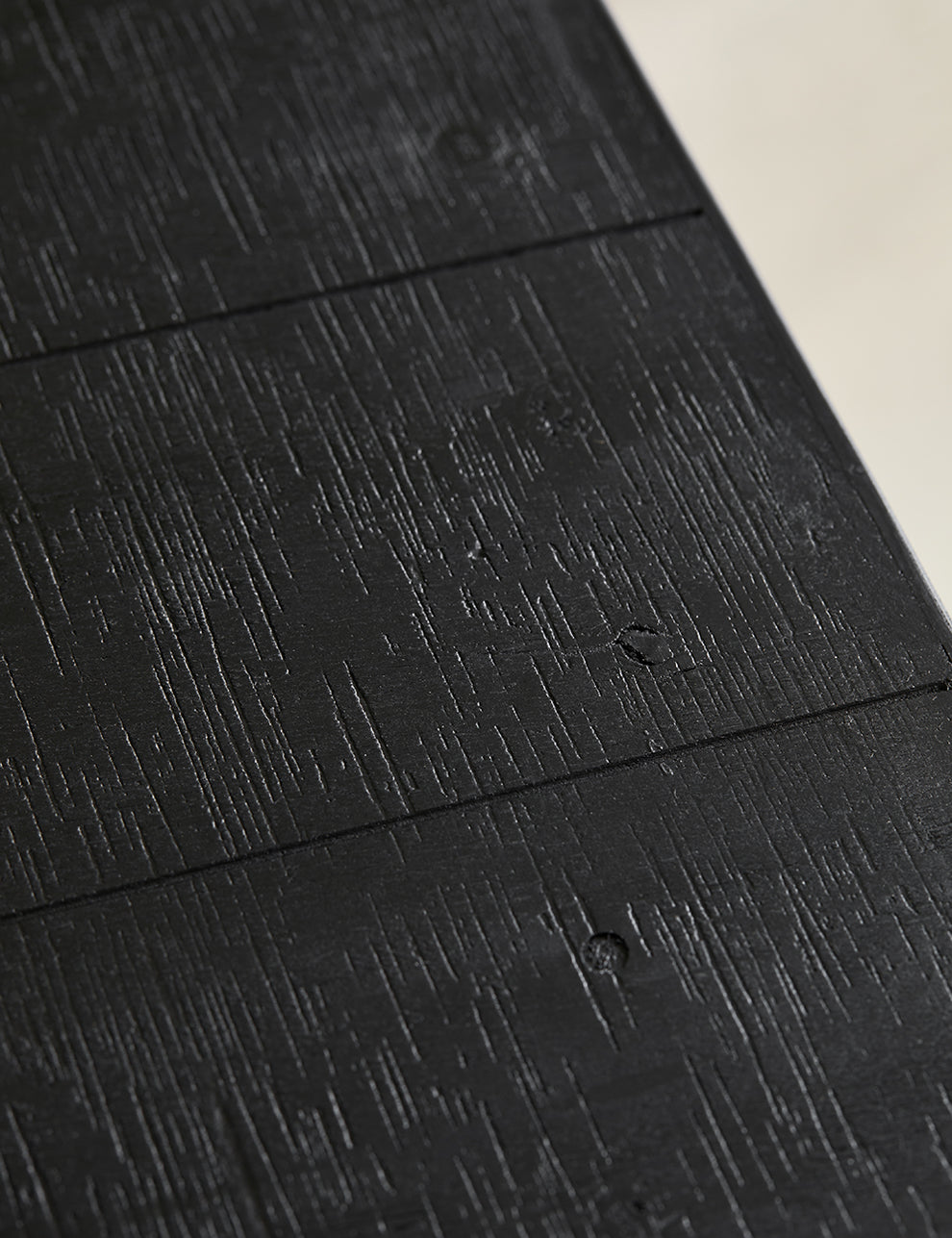 Nikko Black Wooden Small Sideboard top