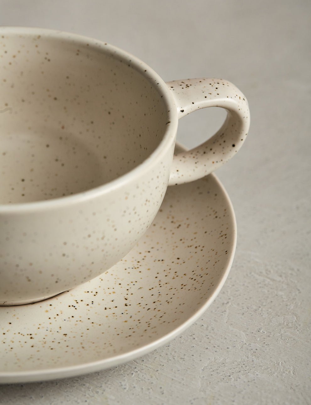 Nordic Vanilla Cup and Saucer Detail