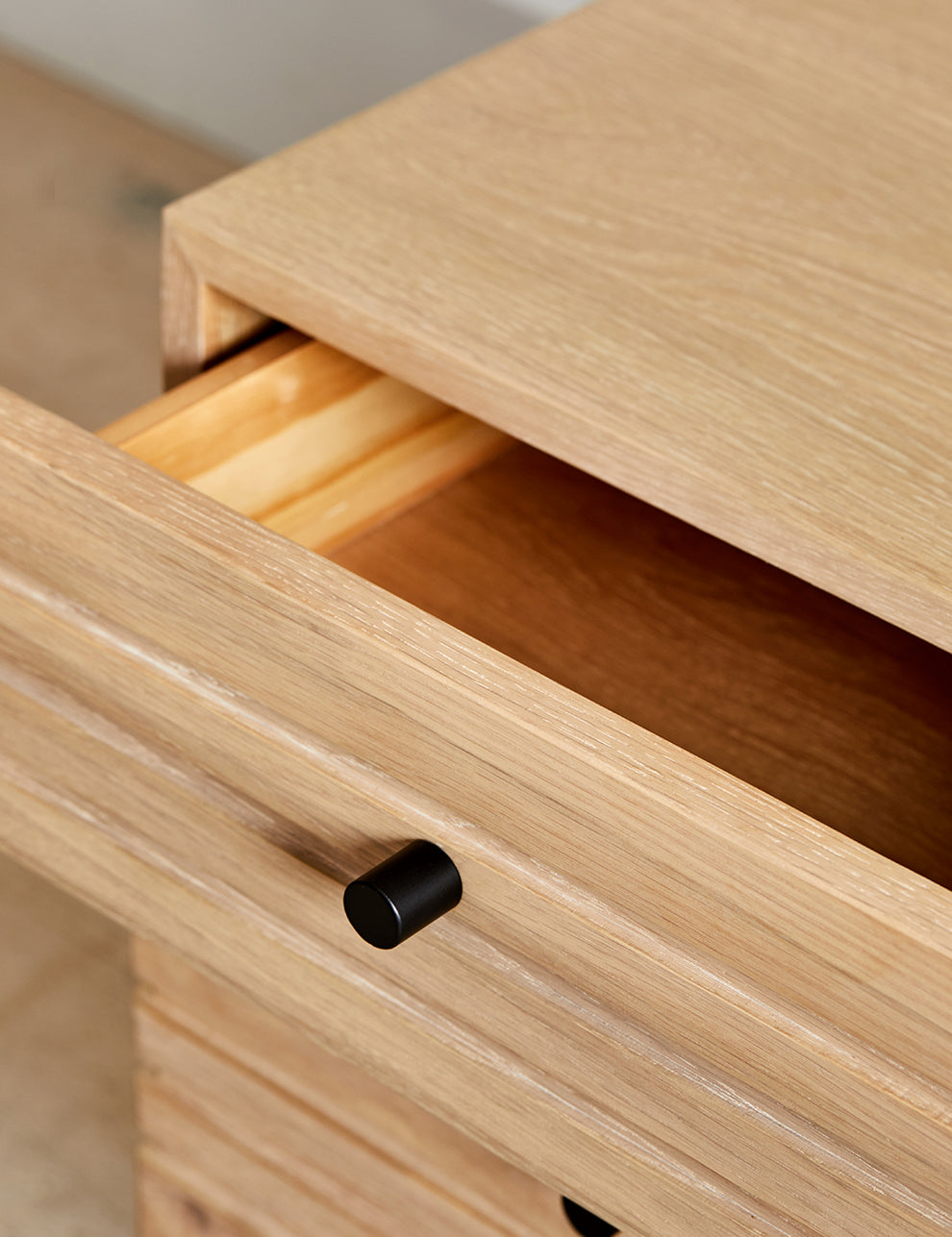 Okayama Wooden Bedside Cabinet 