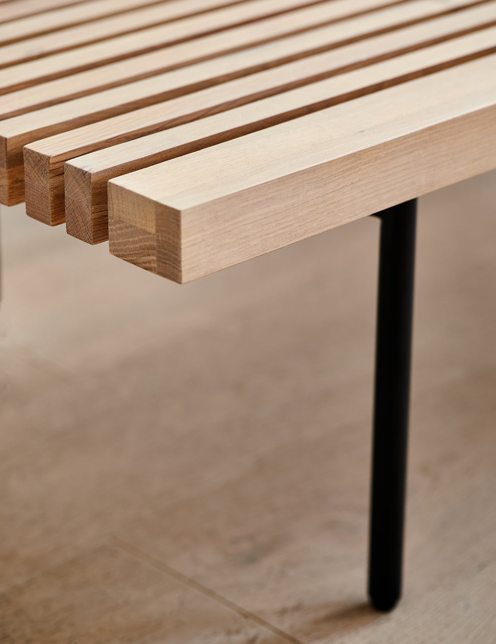 Okayama Wooden Coffee Table detail