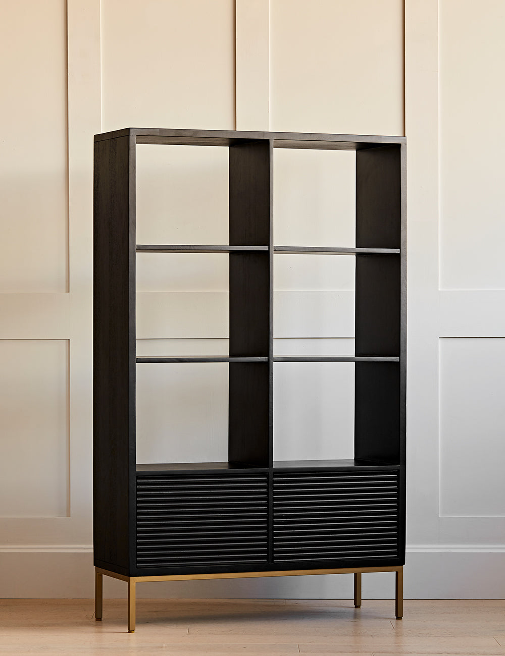 Black deals shelving cabinet