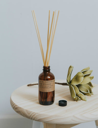 P.F Candle Co. No 4 Teakwood & Tobacco Reed Diffuser