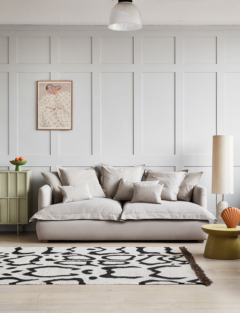 Rose and grey sofa deals