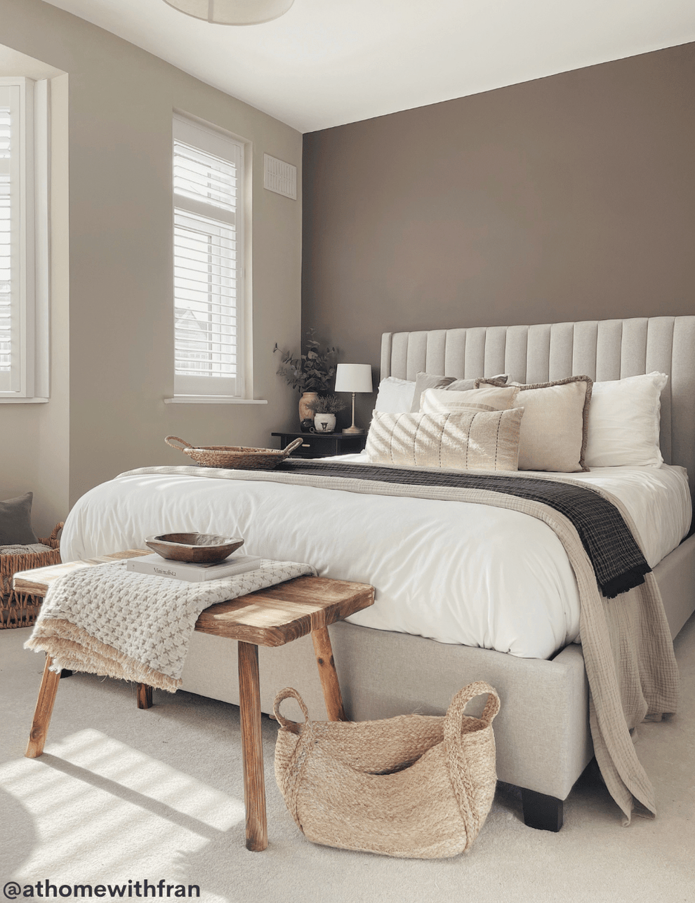 Rustic bedroom deals bench