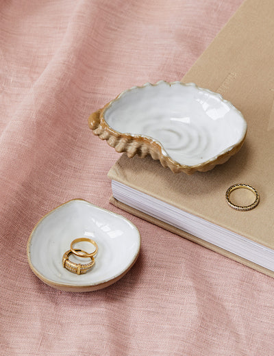 Set of 2 Shell Trinket Bowls