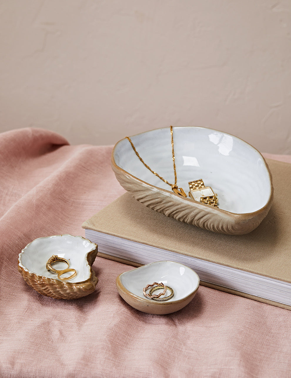 Clam Shell Trinket Dish  Rose & Grey – Rose and Grey