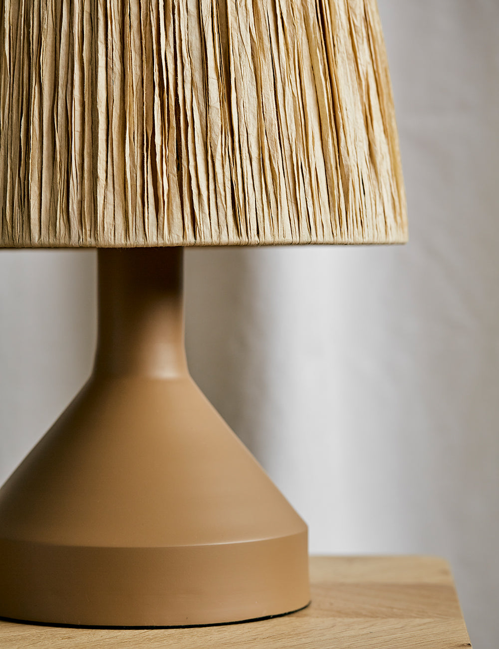 Small floor store lamp with shade