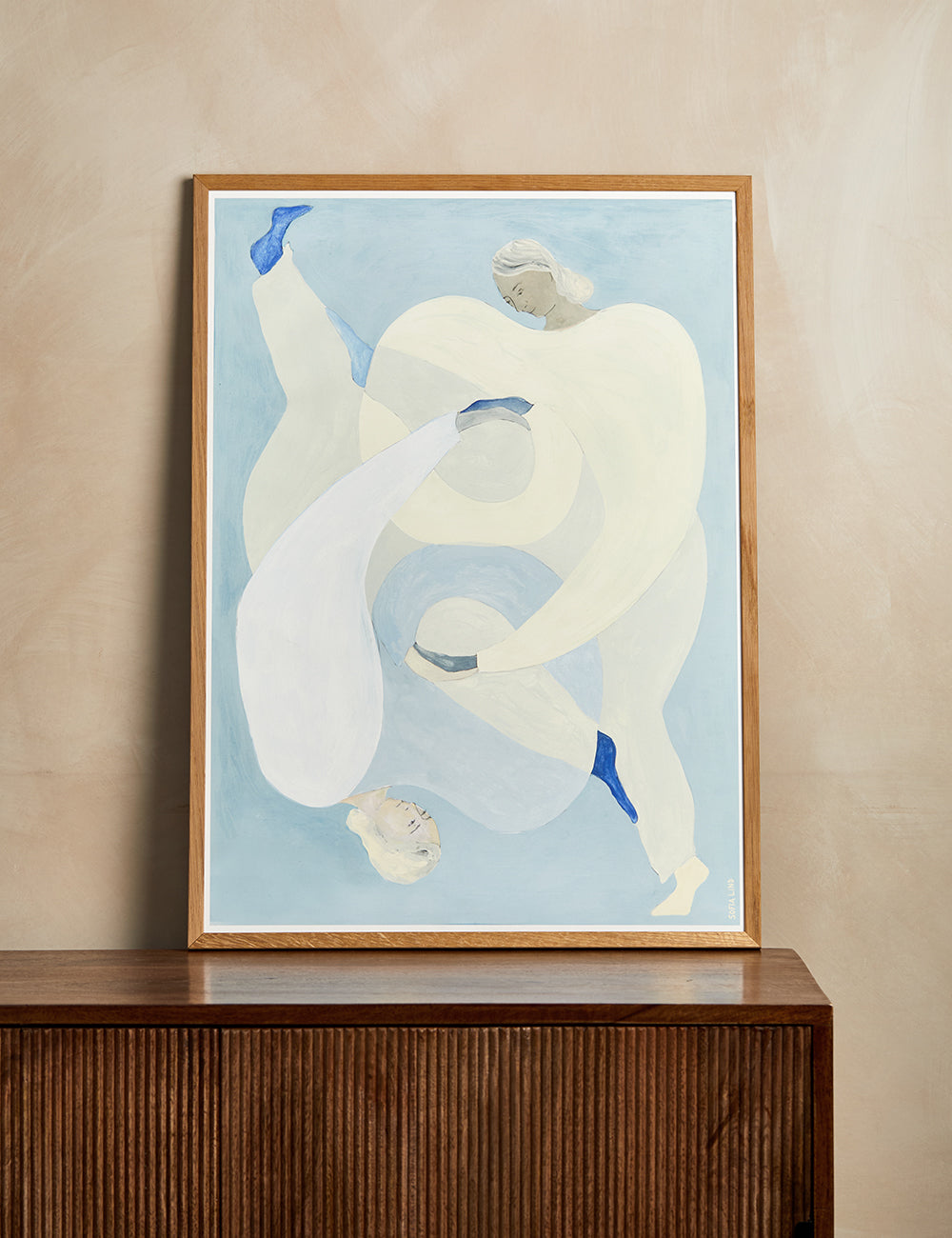 Sofia Lind 'Hold You Blue' Print 
