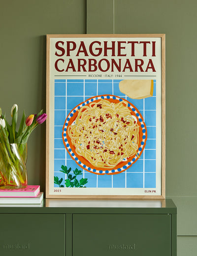 Spaghetti Carbonara Print