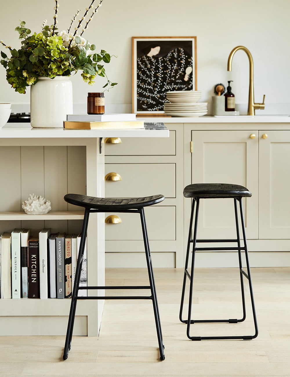 Bar stools cheap black wood